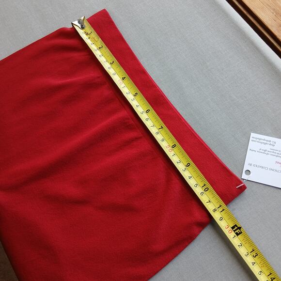 S/M Callie Tamale: Red Hot Seamless Leggings Small Medium footless elastic-free - Picture 6 of 9